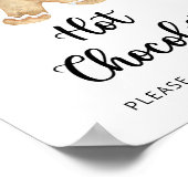 ジンジャーブレッドマン – ホットチョコレートバー ポスター (角)