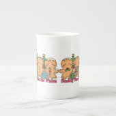 ジンジャーブレッドマン ボーンチャイナマグカップ (正面)