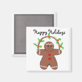 ジンジャーブレッドマン マグネット (正面/裏面)