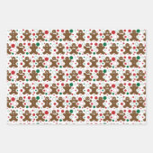 ジンジャーブレッドマン- ラッピングペーパーシート (正面)