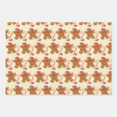 ジンジャーブレッドマン ラッピングペーパーシート (正面)