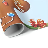 ジンジャーブレッドマン ラッピングペーパー (ロールコーナー)