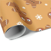 ジンジャーブレッドマン ラッピングペーパー (ロールコーナー)