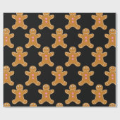 ジンジャーブレッドマン ラッピングペーパー (フラット)