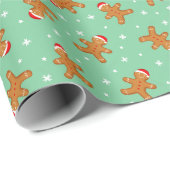 ジンジャーブレッドマン ラッピングペーパー (ロールコーナー)