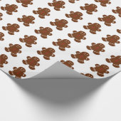 ジンジャーブレッドマン ラッピングペーパー (角)