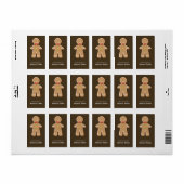 ジンジャーブレッドマン ラベル (フルシート)