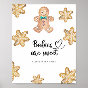 ジンジャーブレッドマン - 赤ちゃんは甘い ポスター