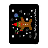 ジンジャーブレッドマン#2磁石 マグネット (縦)