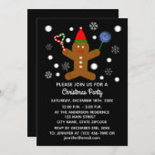 ジンジャーブレッドマン#2-2招待状カード セーブザデート (正面/裏面)