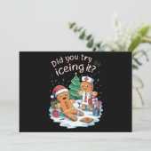 ジンジャーブレッドマン Cookie ダサいススウェーター オースナップ クリスマス (スタンド正面)