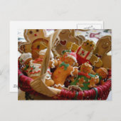 ジンジャーブレッドマンCookieはがき シーズンポストカード (正面/裏面)