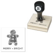 ジンジャーブレッドメリークッキー+ブライトホリデー ラバースタンプ (押印)