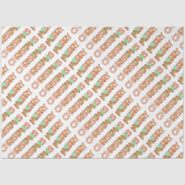 ジンジャーブレッドメリークリスマスティッシュペーパー 薄葉紙