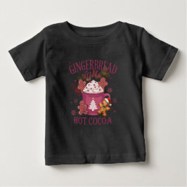 ジンジャーブレッドラテホットココアクリスマス ベビーTシャツ