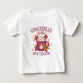 ジンジャーブレッドラテホットココアクリスマス ベビーTシャツ