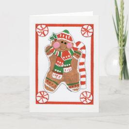 ジンジャーブレッドラブ - CHOCのための子供たちの芸術 サンキューカード