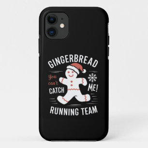 ジンジャーブレッドランニングチーム クリスマスのユーモア iPhone 11 ケース