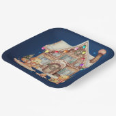 ジンジャーブレッド一家 ペーパープレート (傾斜あり)