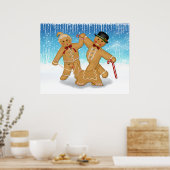 ジンジャーブレッド三尾ポスター ポスター (キッチン)