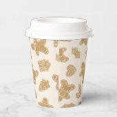 ジンジャーブレッド使い捨てコーヒーカップ 紙コップ (右)