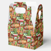 ジンジャーブレッド列車ホリデーギフトボックス フェイバーボックス (オープン)