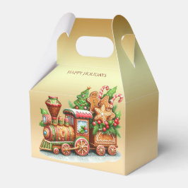 ジンジャーブレッド列車ホリデーギフトボックス フェイバーボックス