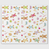 ジンジャーブレッド包装紙 ラッピングペーパー (フラット)