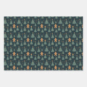 ジンジャーブレッド喜び包み紙 ラッピングペーパーシート (正面2)