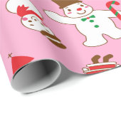 ジンジャーブレッド喜び ラッピングペーパー (ロールコーナー)