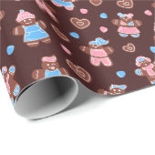 ジンジャーブレッド喜び ラッピングペーパー (ロールコーナー)