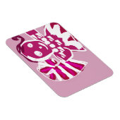 ジンジャーブレッド女性ピンク マグネット (右側)