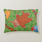 ジンジャーブレッド子猫アクセント枕 アクセントクッション (正面)