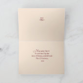 ジンジャーブレッド季節のごあいさつ シーズンカード (内部)