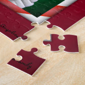 ジンジャーブレッド家族: チョコレート女の子 ジグソーパズル (側面)