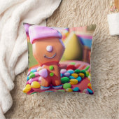 ジンジャーブレッド少年が良い – Ken Gage Art クッション (ブランケット)