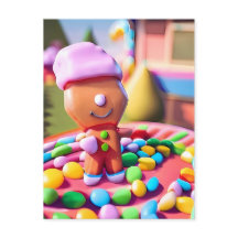 ジンジャーブレッド少年が良く作る – クリスマスアート