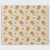 ジンジャーブレッド少年と少女2 ラッピングペーパー (フラット)