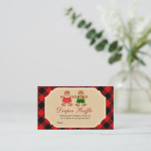 ジンジャーブレッド性別おむつラッフルを明らかにする エンクロージャーカード (スタンド正面)