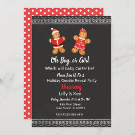 ジンジャーブレッド性別が明らかになる 招待状