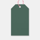 ジンジャーブレッド性別リビールありがとうメッセージカード ギフトタグ (裏面)