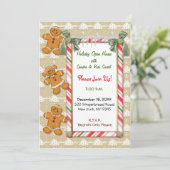 ジンジャーブレッド招待状 招待状 (スタンド正面)