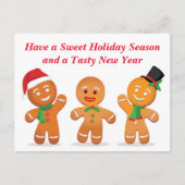 ジンジャーブレッド挨拶はがき ポストカード (正面)