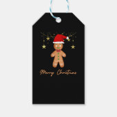 ジンジャーブレッド挨拶クリスマス ギフトタグ (正面)