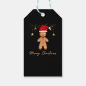ジンジャーブレッド挨拶クリスマス ギフトタグ (裏面)