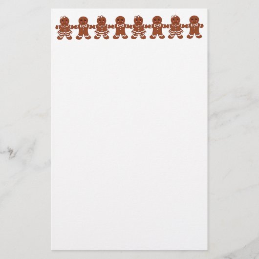 ジンジャーブレッド文房具 便箋 (正面)