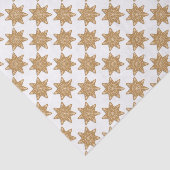 ジンジャーブレッド星クッキーパターン 薄葉紙 (詳細)