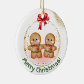 ジンジャーブレッド時間 セラミックオーナメント (右)