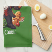 ジンジャーブレッド暴力団 キッチンタオル (四つ折り)