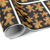 ジンジャーブレッド柄 ラッピングペーパー (ロールコーナー)